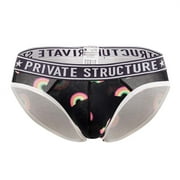 Private Structure EPUX4187 Pride Mini Briefs Color Black Rainbow Size L