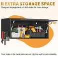 thumbnail image 5 of Firstsky Metal Garage Wall Cabinet with Door,Black Float Tool Cabenit for Kitchen,Garage,Workshop(13.8"H,Black), 5 of 8