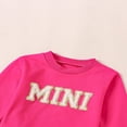 thumbnail image 4 of Mommy and Me Matching Outfits  Long Sleeve Letter Print Sweatshirts, 4 of 8