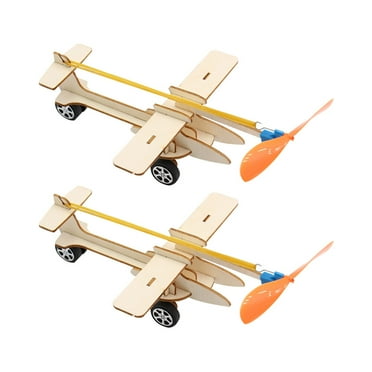 2 Sets Rubber Band Powered Toys Kids Games Student Toddler