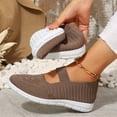 thumbnail image 6 of Mepaouo Women's Ballet Flat Shoes Mary Jane Round Toe Crochet Mesh Casual Office Work Dress Flats, 6 of 8