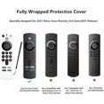thumbnail image 2 of Funda de silicona azul para control remoto por voz Alexa (3.ª generación) (versión 2021) - Funda protectora completa luminosa a prueba de golpes para control remoto Fire TV Stick JM, 2 of 5