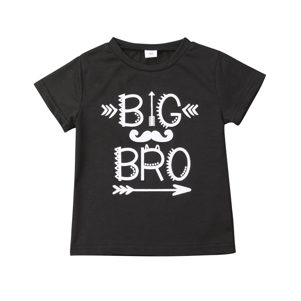 Baby Boy Brother Matching Clothes Newborn Little Brother Romper Bodysuit Kid Big Brother T-Shirt
