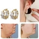 thumbnail image 1 of Fiudx Colgantes En C, Diamante Multicapa, Pendientes En Metal y Forma de Clavo, Energía y Vitalidad, Metabolismo y Digestión, Reducción de Anatomía y Inflamación, Accesorio En Moda Mujer, Diseño Lige, 1 of 5