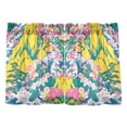 thumbnail image 7 of Yayeee Kitchen Curtains Tier Pair Light Filtering 27"x36" Rod Pocket Short Cafe Window Panel, Green Mountains, 7 of 7