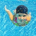thumbnail image 2 of Child Boys Girls Printed Swimming Caps Beach Clothes Size One Size, 2 of 3