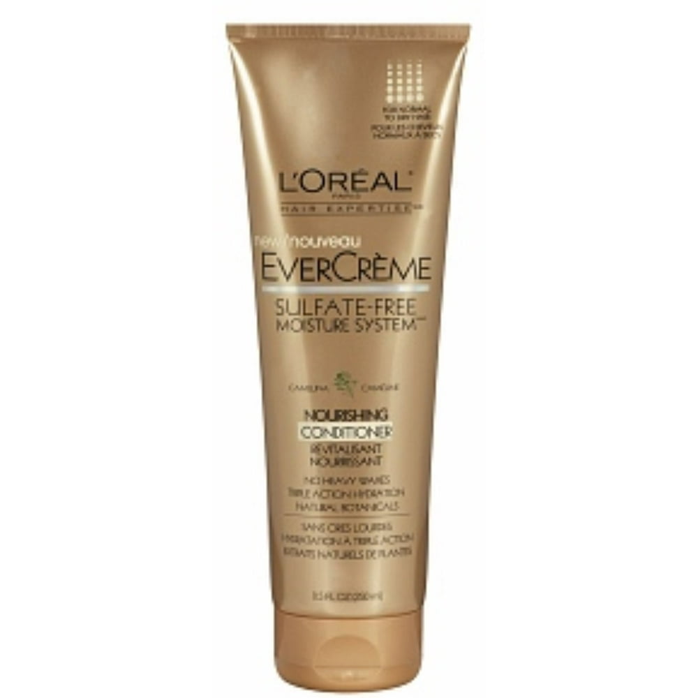 L'Oreal Hair Expertise EverCreme Nourishing Conditioner 8.50 oz (Pack