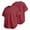 #15-Wine, variant on Ceisia Mens Solid Color Loose Fit Raglan Short Sleeve Crew Neck Casual Oversized T Shirt for Men Wine XXXXL Big & Tall Gifts for Father