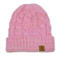 thumbnail image 3 of Basico Unisex Adult Warm Chunky Soft Stretch Cable Knit Beanie Cap Hat, 3 of 6
