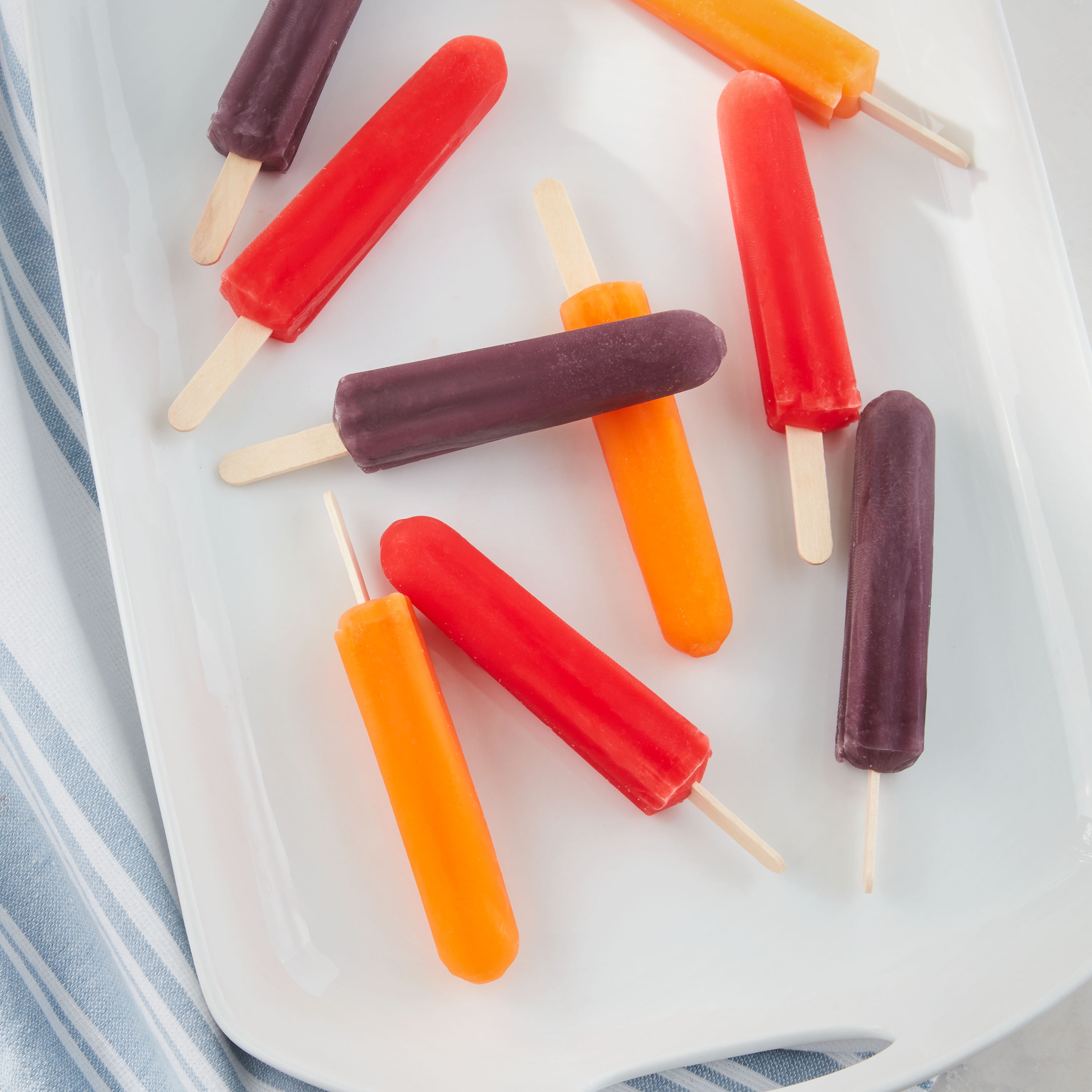 Great Value Sugar Free Variety Flavor Junior Ice Pops, 1.65 fl oz, 20 Pack (Frozen)