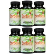 Sorbera Advanced Shelf Stable Probiotic + Prebiotic -150 Billion CFU/gram -2.25 Billion CFU (15mg)/serving - Recommended for Digestive Health for Adult Men & Women - 1 A Day - 30 Capsules - (6 Pack)