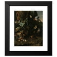thumbnail image 2 of Melchior d'Hondecoeter 20x24 Black Modern Framed Museum Art Print Titled - Animals and Plants (C. 1668), 2 of 5