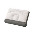 thumbnail image 3 of Fiudx Almohada de Punto, Suave y Transpirable, Relleno de Fibra Natural Reciclada, Lavable y de Fácil Cuidado, Sujeta El Cuello y Ayuda a Dormir, Ideal para Verano, Tamaño 70 X 45 Cm., 3 of 7