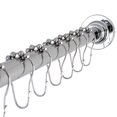 thumbnail image 1 of Kingston Brass SCC3111 Adjustable Shower Rod and Shower Ring Set, Chrome, 1 of 3