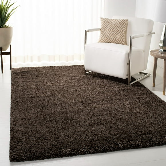 Alfombra decorativa SAFAVIEH August Shag Collection, color marrón, 90 cm x 150 cm