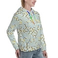 thumbnail image 6 of Daiia Bees Pattern Women's Fashion Hoodies & Sweatshirts with Kangaroo Pocket Hooded Sweatshirt with Eye-catching Drawstrings-X-Large, 6 of 7