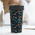 thumbnail image 6 of Logiee Little Fish Skeleton Print Stainless Steel Coffee Tumbler, Travel Coffee Mug, Insulated Coffee Mug with Lid, Spill Proof Coffee Cup, Portable Thermal Mug, 6 of 8