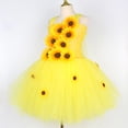 thumbnail image 5 of Disfraces de girasoles amarillos para niñas, otoño, otoño, traje de hada, vestidos de niña de las flores, ropa de fiesta de Halloween y Navidad para niños, 5 of 5