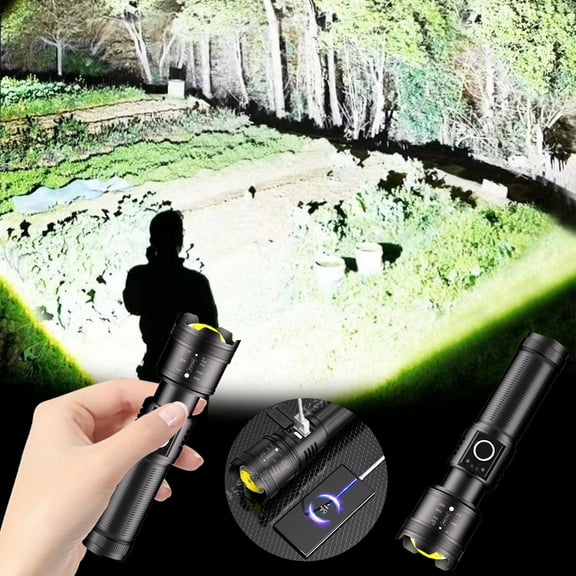 Super Bright Mini Keychain Flashlight, Portable Keychain Flashlight, Waterproof USB Rechargeable Key-Chain Flashlights, Multiple Lighting Modes Power Bank Function for Rescue Camping Hiking