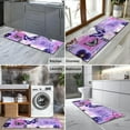 thumbnail image 2 of Purple Butterfly Flower Text Pattern Kitchen Rug Mat,Kitchen Runner Rugs Non Skid Washable,Decorative Kitchen Floor Mats for Kitchen,Sink,Laundry,17"X47", 2 of 5