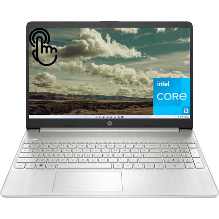 HP Business Laptop, 15.6" Touchscreen Display, Intel Core i3-1115G4, 16GB RAM, 512GB SSD, Intel UHD Graphics, Wi-Fi, Bluetooth, Windows 11 Home in S Mode, Natural Silver