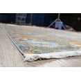 thumbnail image 3 of All-Over Damask Oriental Turkish Area Rug Blue Carpet, 3 of 5