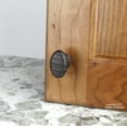 thumbnail image 2 of Mackinac - Oval zinc Knob in Oil Rubbed Bronze, 2 of 4