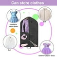 thumbnail image 6 of D-GROEE Garment Bags For Hanging Clothes,Clear Dance Garment Bags For Dancers,Dance Costume Bag,Dance Competition Bag For Girls,Garment Bags For Travel Storage.Garment Bag For Kids, 6 of 8