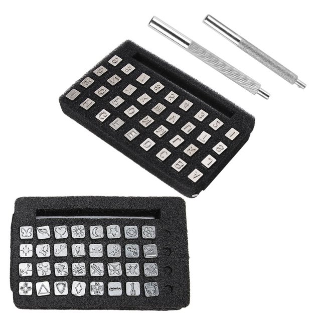 Leather Stamping Tool Set, Leather Punching Tools Leather Stamper Set, Zinc Alloy Durable Punch Leather Stamper Stamper Punching Craft Printing For DIY Leather