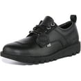 thumbnail image 6 of Kickers Kick Lo Tumble Unisex Premium Leather Lace Up Shoes In Black Size 10M, 6 of 6