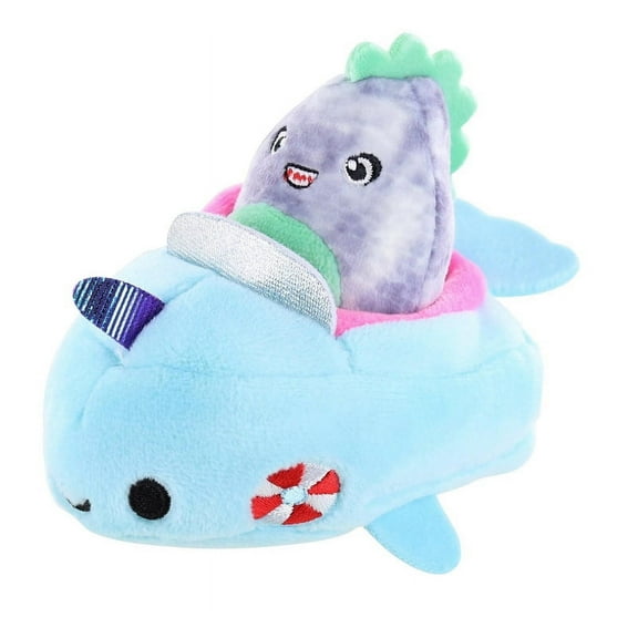 Kellytoy KTY-SQM0020NAR-C Squishville Mini Squishmallow Plush | Chuey the T-Rex in Vehicle