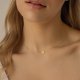 thumbnail image 4 of Collares con inicial para mujer, chapado en oro de 14 quilates, delicado collar con letra de oro personalizado, con colgante de inicial pequeña, monograma, lindo nombre de letra, gargantilla para niña, 4 of 4