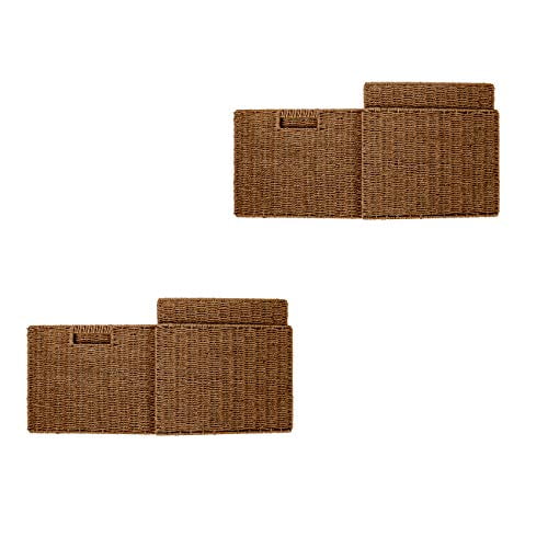 Trademark Innovations Wicker Storage Basket, "Set of 2"