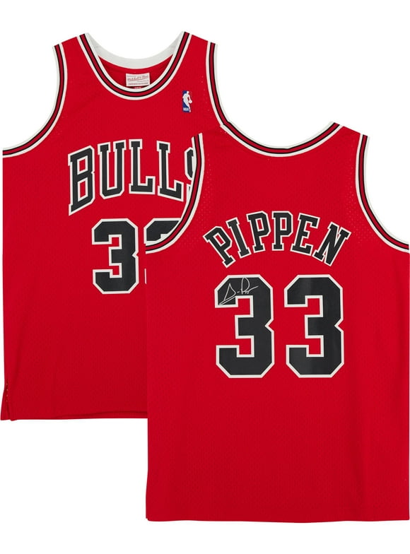Scottie Pippen Chicago Bulls Autographed Red Mitchell & Ness 1997-1998 Swingman Jersey - Fanatics Authentic Certified