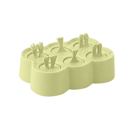 

GiliGiliso Clearance Silicone Ice Cream Mold Ice Lolly Molds Ice With Sticks Tray Ice Froze