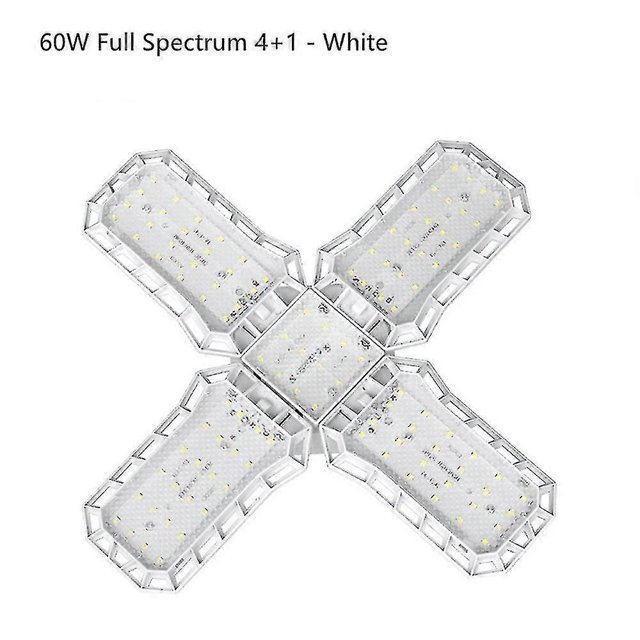 Full Spectrum 4+1 35w 72led Grow Light Plant Growing Lamp For Indoor Plants Hydroponics,white