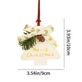 thumbnail image 3 of Cheapark Small Christmas Tree Decorations For Car Dashboard, Festive Scene Prop Pendants, 8 Pieces, 3 of 6