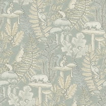 Chesapeake Holt Seafoam Woodland Wallpaper