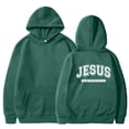 thumbnail image 5 of Men'S Jesus Hoodie Fall Relaxed Fit Letter Print Hoodie Long Sleeve Hip Hop Streetwear Hoodies for Men, 5 of 5