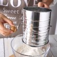 thumbnail image 5 of Reheyre Semi-Automatic Handheld Flour Sifter - Hand-Crank Sieve - Stainless Steel - Graduated - Inclined Mouth - Flour Sieve - Kitchen Gadget, 5 of 8