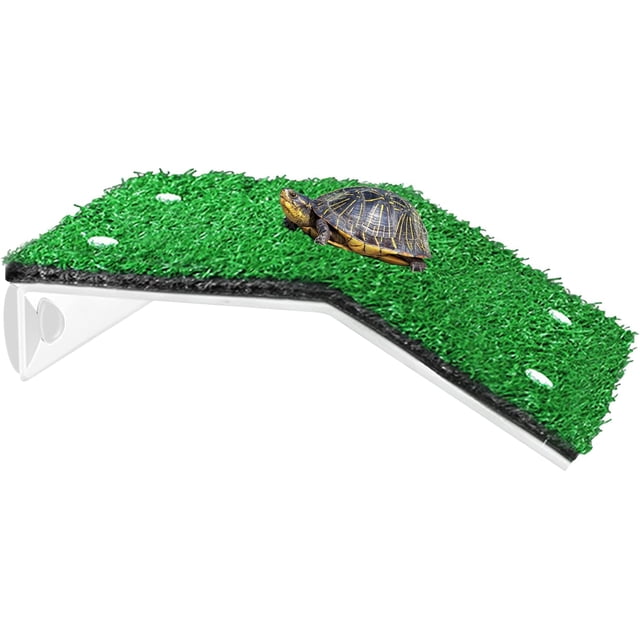 Plataforma para tortugas SSuperp con rampa flotante para reptiles Tamaño S