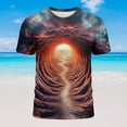 thumbnail image 4 of Wavsuf Graphic T Shirts Men Tees Short Sleeve Retro Round Neck Cotton T Shirt Multicolor Size L, 4 of 5