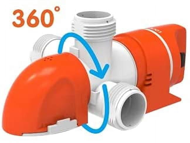 SEAFLO 14C Series 12V 1100 GPH Non-Automatic Low Profile Bilge Pump
