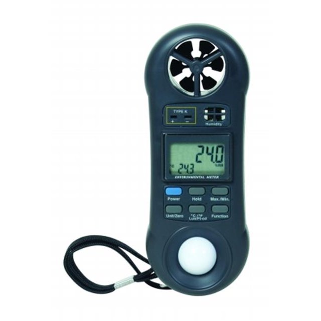 General Tools & Instruments Compteur de Flux d'Air Environnemental DLAF8000 4-en-1