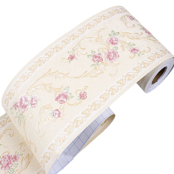 Pegatinas removibles Matsuzay 3D Decoración del hogar Florete Beige