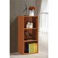 thumbnail image 2 of Hodedah HID23 CHERRY 3 Shelf Bookcase - Cherry, 2 of 5
