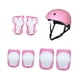 thumbnail image 2 of 7 piezas Guardias de Equipo de protección del casco para bicicletas para niños, almohadillas manuales de resistencia de impacto almohadillas de rodill Rosa, 2 of 8