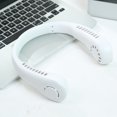 thumbnail image 2 of Yeacher Fan 5 Gear Portable Leafless Digital Display Hanging Neck 2600mAh Large Capacity Lazy Air Conditioner USB Handheld Small Fan, 2 of 8