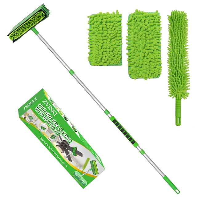 Limpiador para ventiladores de techo Duster Zavrski con barra de extensión de 6 pies/72 pulgadas
