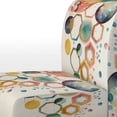thumbnail image 4 of Designart Chaise d'Appoint Moderne "Geometric Hexagon and Circle V" Jaune - Fauteuil Moderne pour Salon, 4 of 7